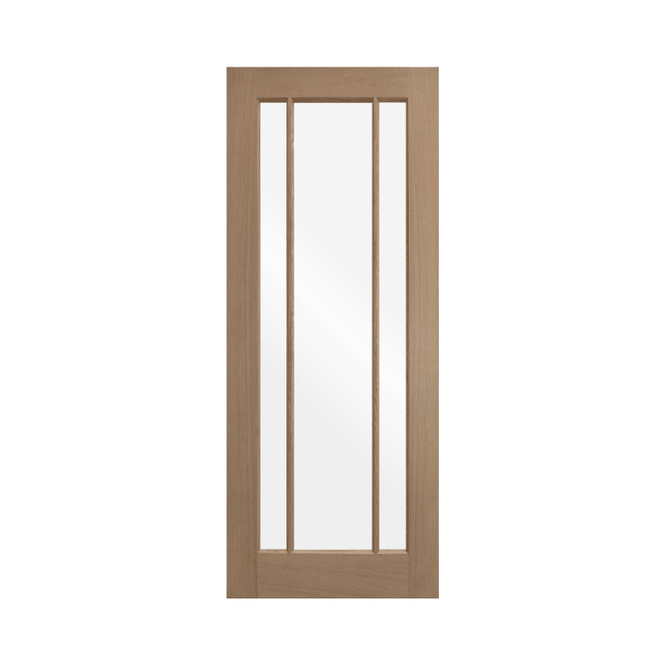 Internal Worcester | White Oak Glazed Internal Door