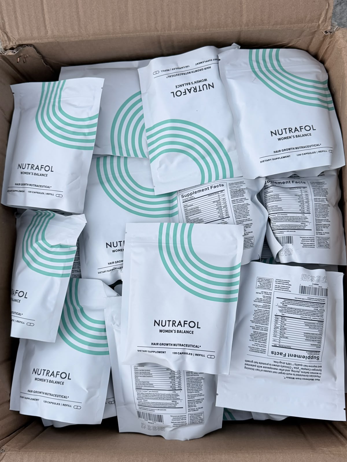 Nutrafol Women’s Balance Hair Growth Nutraceutical – 120 Capsules Refill