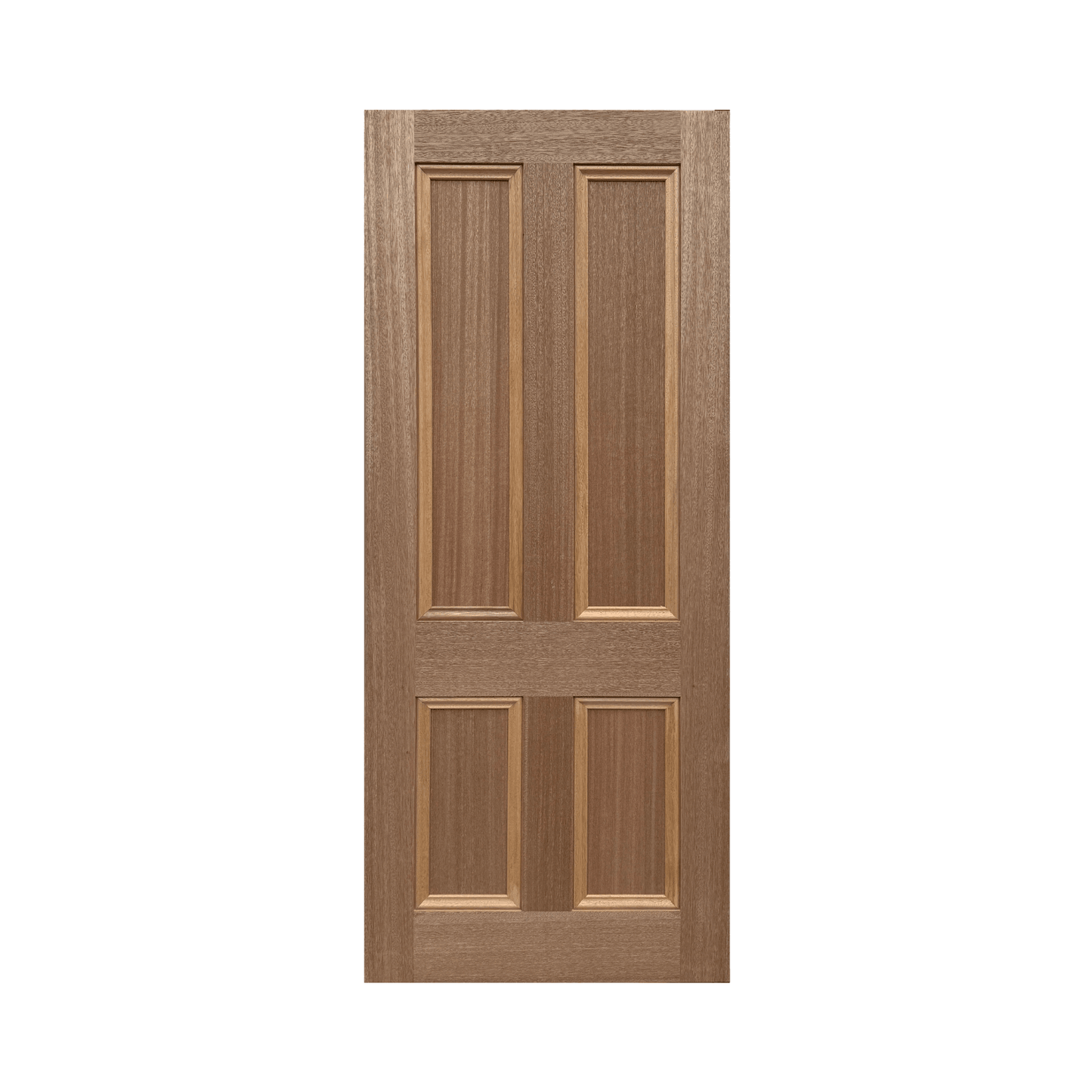 Meranti 4 Panel Front Timber Door