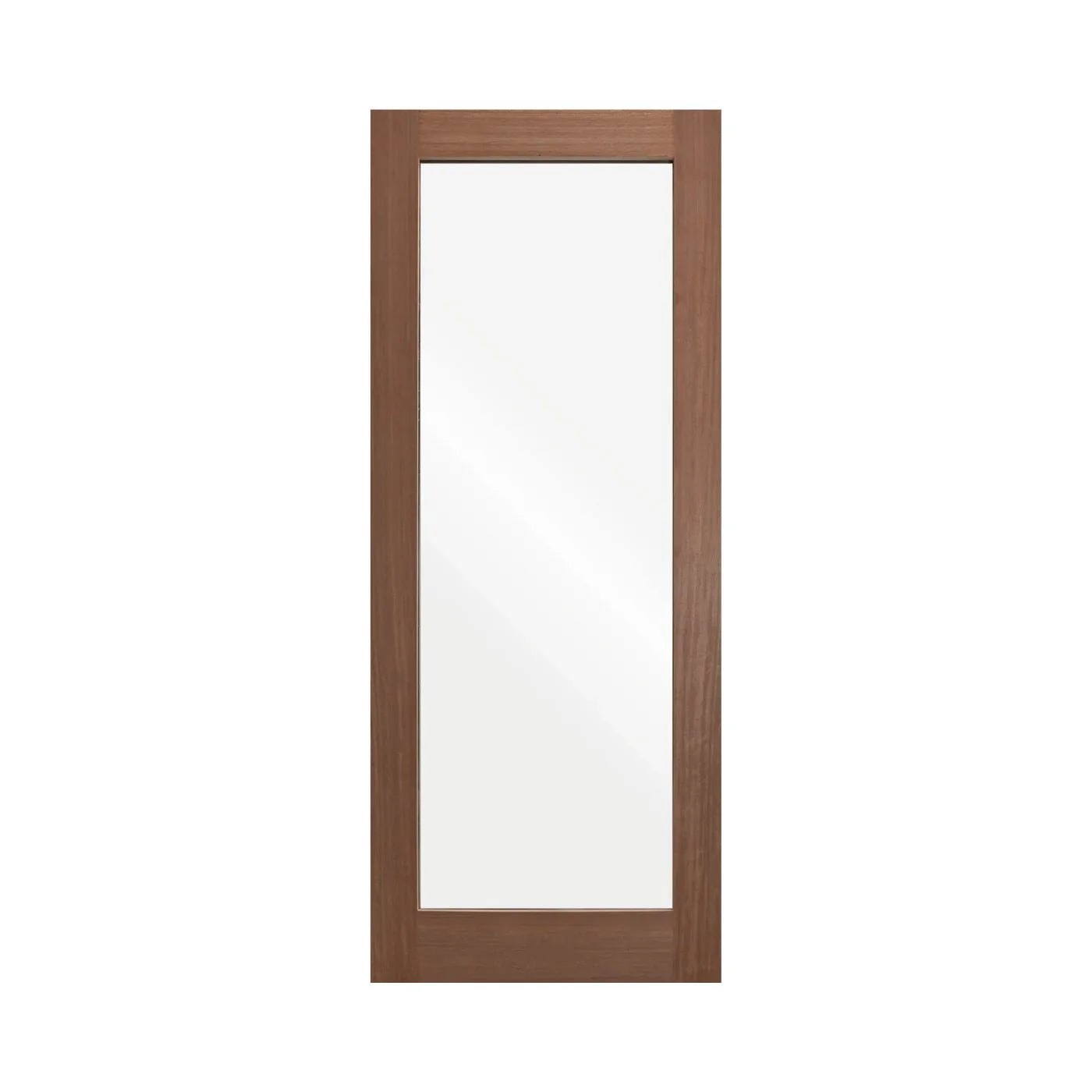 1 Lite Timber And Glass Internal Door -  Meranti