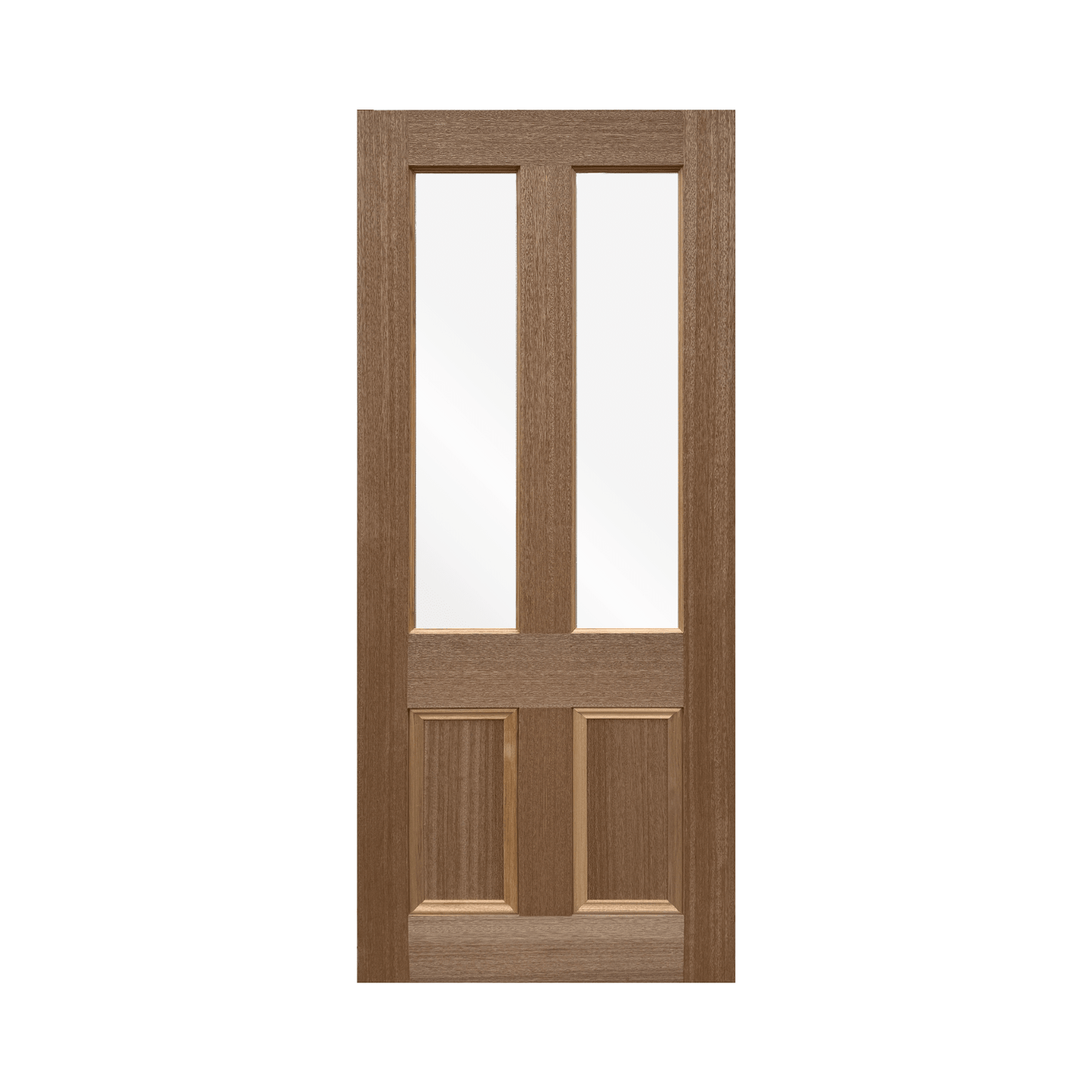 2 Panel 2 Lite Front Door