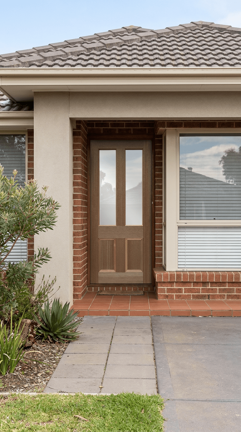 2 Panel 2 Lite Front Door