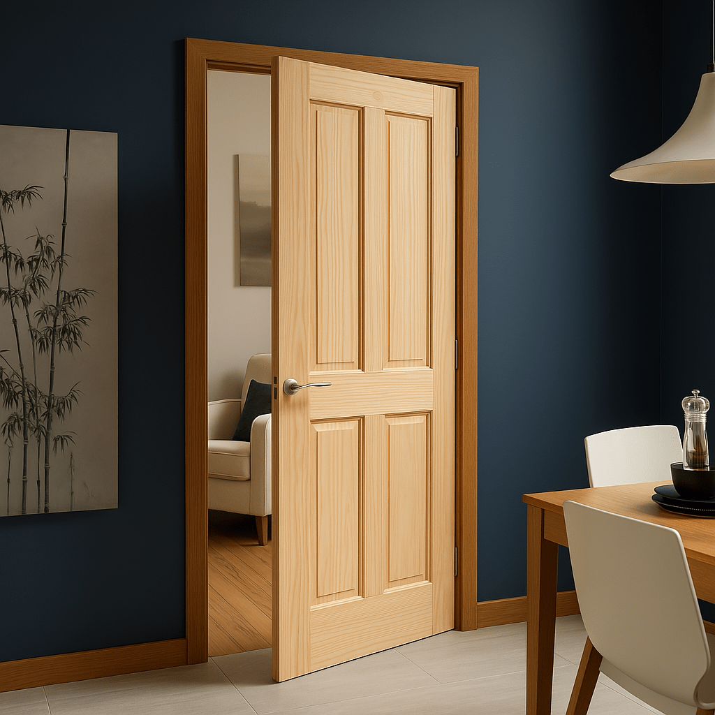 Windsor pine 4 panel internal door