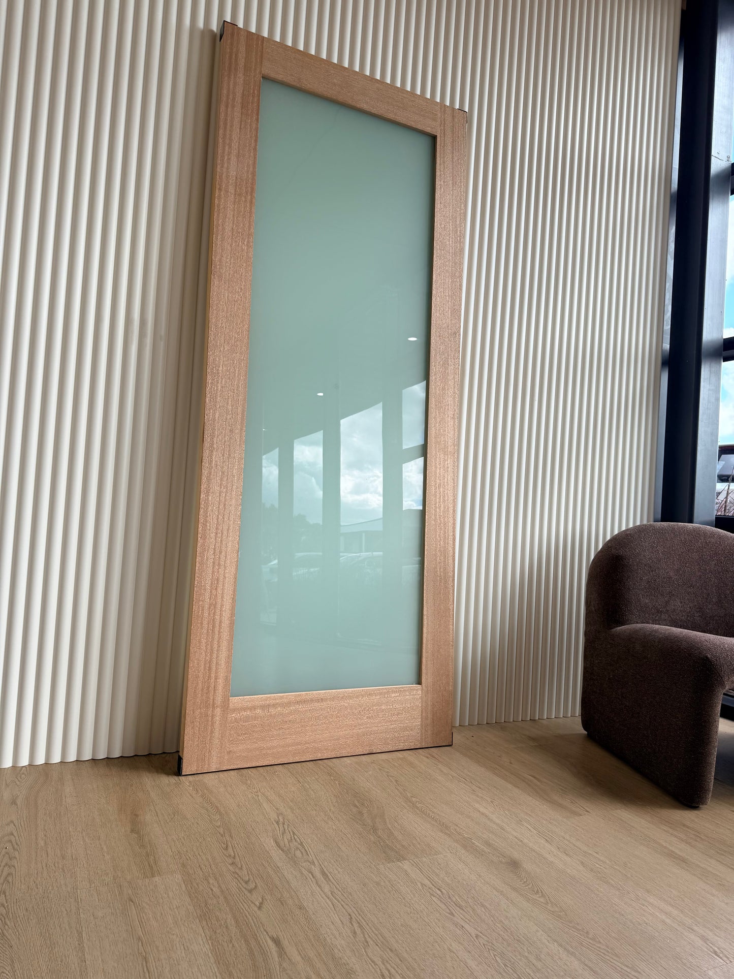 White Oak Cambridge Double Glazed Front Door