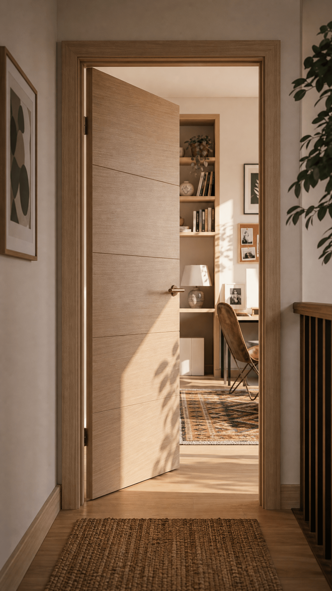 Santador White Oak Internal Door