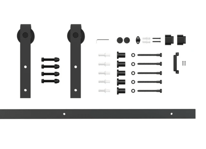 Internal Plain Barn Door + Hanging Set