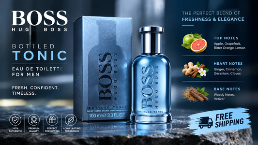 Hugo Boss BOSS Bottled Tonic Eau de Toilette for Men – 100 ml / 3.3 oz