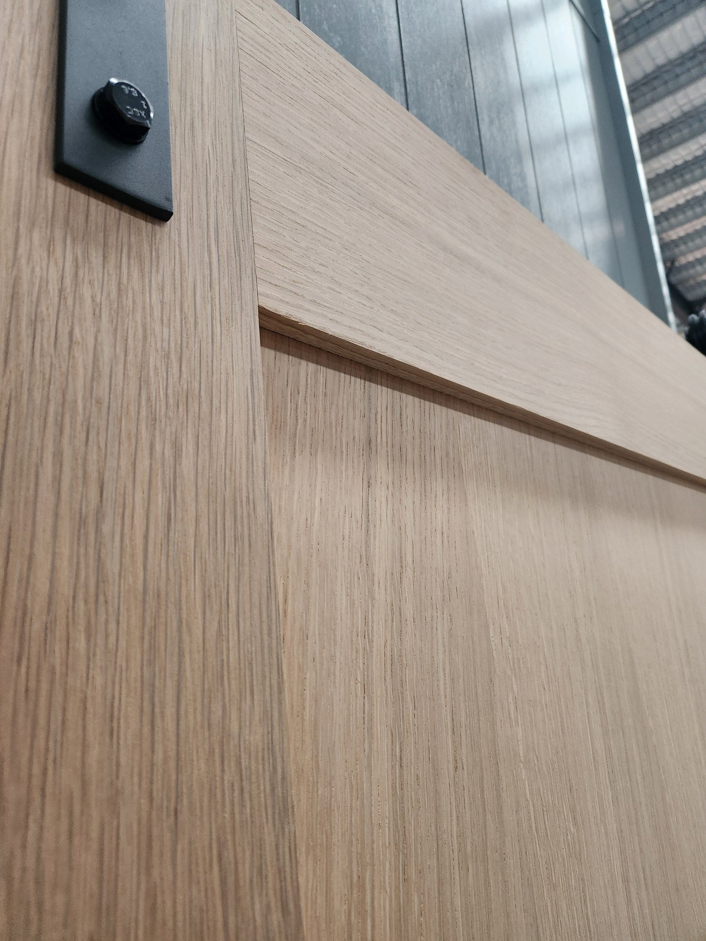 Internal Plain Barn Door + Hanging Set