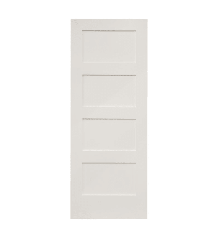 Hampton 4 Panel | Primed MDF Internal Door