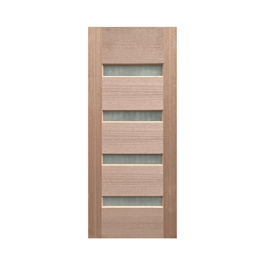 Meranti 4 Lite Panel Front Door - Shield Doors & Windows