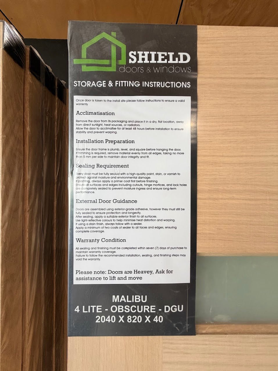 Malibu Hardwood Double Glazed External Timber Door